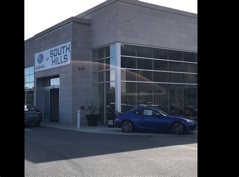 Subaru of south hills - Subaru of Cherry Hill. Contact our Sales Department at 877-547-8296. Monday 9 AM-8 PM. Tuesday 9 AM-8 PM. Wednesday 9 AM-8 PM. Thursday 9 AM-8 PM. Friday 9 AM-6 PM. Saturday 9 AM-5 PM. Sunday Closed.